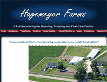 Tablet Screenshot of hagemeyerfarms.com